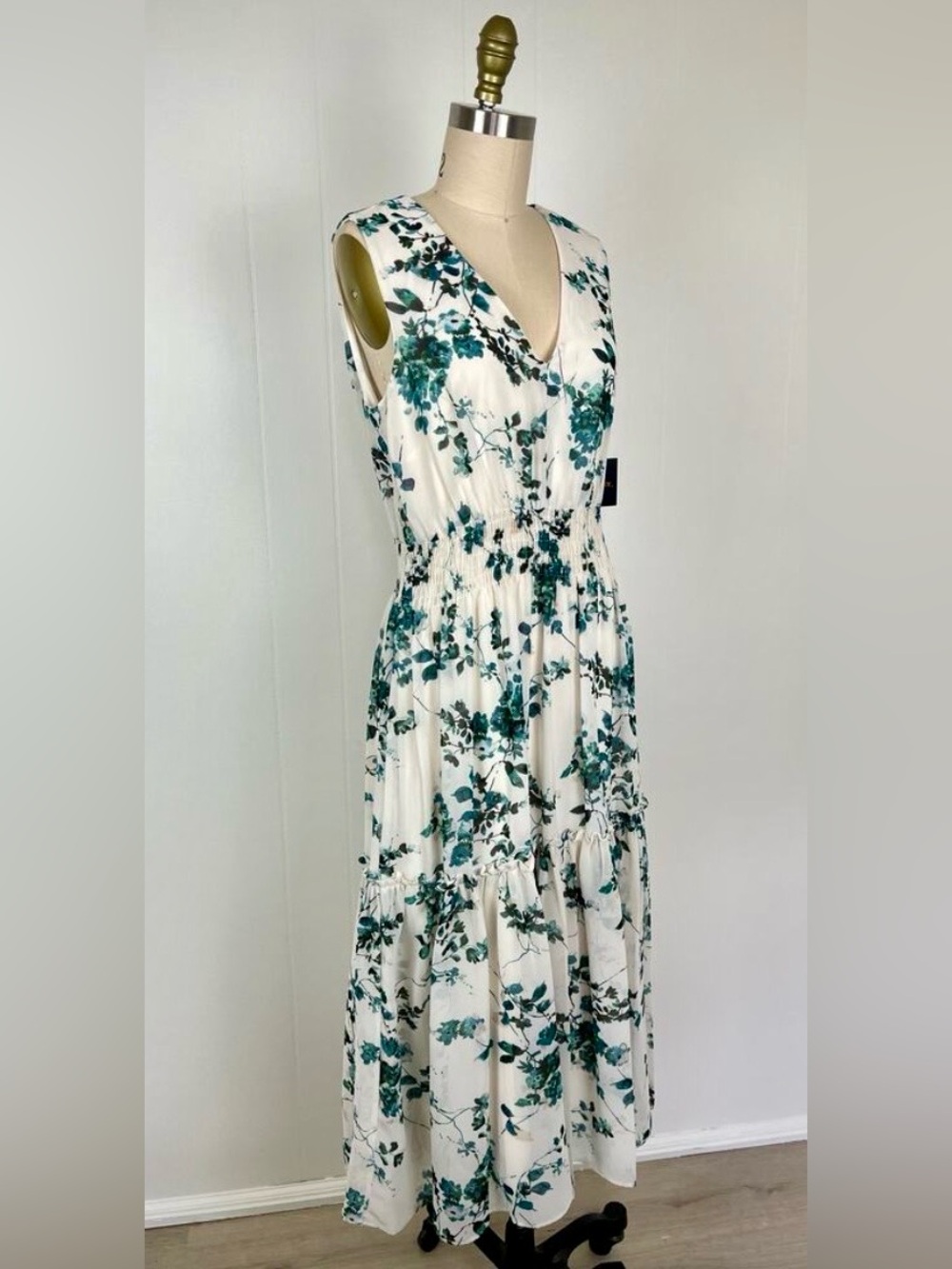 Just Taylor Floral Maxi Dress Sz 10 EUC